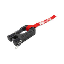 Load image into Gallery viewer, Borne Off-Road Winch Hook - 3/8in Rope - Hand Strap - Red