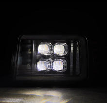 Load image into Gallery viewer, AlphaRex 92-96 Ford F-Series/Bronco NOVA-Series LED Proj Headlight Bk w/Actv Light SeqSig &amp; SBDRL