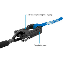 Load image into Gallery viewer, Borne Off-Road Winch Hook - 3/8in Rope - Hand Strap - Grey