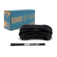 Load image into Gallery viewer, Borne Off-Road Synthetic Rope - 3/8in x 85ft - Black