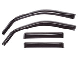 WeatherTech 02-05 Dodge Ram 1500 Pickup QuadCab Front and Rear Side Window Deflectors - Dark Smoke