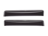 WeatherTech 15-20 Ford F-150 / 17-22 Ford F-250/F-350/F-450 Rear Side Window Deflectors - Dark Smoke