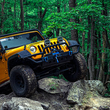 Load image into Gallery viewer, Borne Off-Road 12K Winch - Orange Synthetic Rope