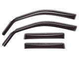 WeatherTech 17-23 Ford F-250/350/450/550 Super Duty Front & Rear Side Window Deflectors - Dark Tint