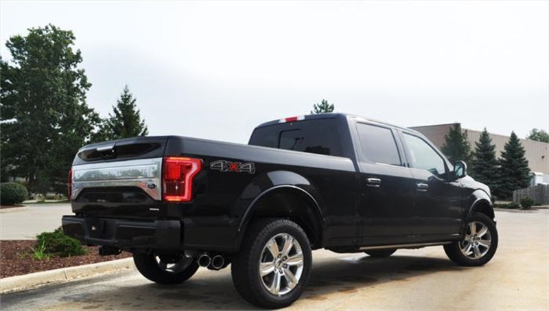 Corsa 2015-20 Ford F-150 3.5L Ecoboost (Super Crew Cab) Black Sport Single Side Dual 4in Tips CB Exh