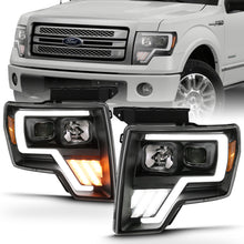 Load image into Gallery viewer, ANZO 2009-2013 Ford F-150 Projector Light Bar G4 Switchback H.L.Black Amber