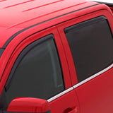 AVS 15-18 Ford F-150 Supercab Ventvisor In-Channel Front & Rear Window Deflectors 4pc - Smoke