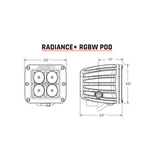 Load image into Gallery viewer, Rigid Industries Radiance+ Pod RGBW - Pair