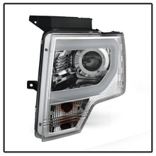 Load image into Gallery viewer, Spyder Ford F150 13-14 Projector Fctry Xenon Model- Light Bar DRL Chrm PRO-YD-FF15013-LBDRL-HID-C