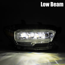 Load image into Gallery viewer, AlphaRex 16-20 Toyota Tacoma NOVA LED Projector Headlight Plank Style Alpha Black w/Activation Light